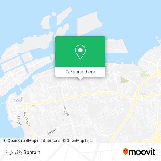تلال أثرية map