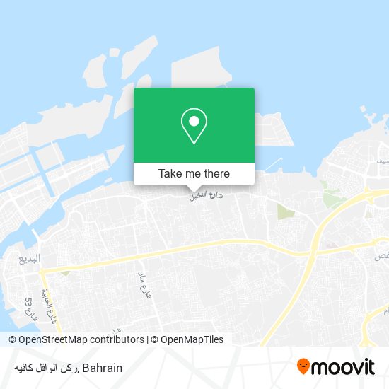 ركن الوافل كافيه map