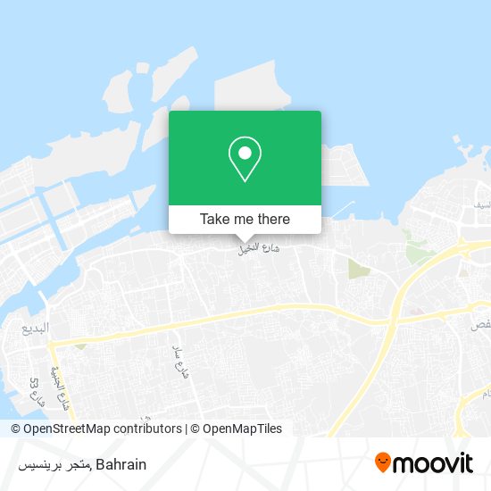 متجر برينسيس map