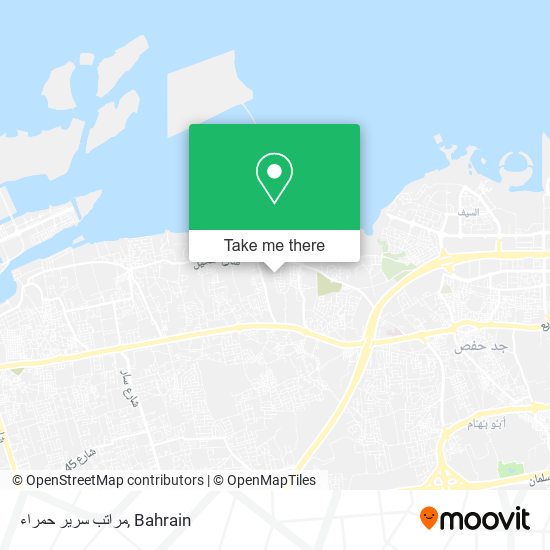 مراتب سرير حمراء map