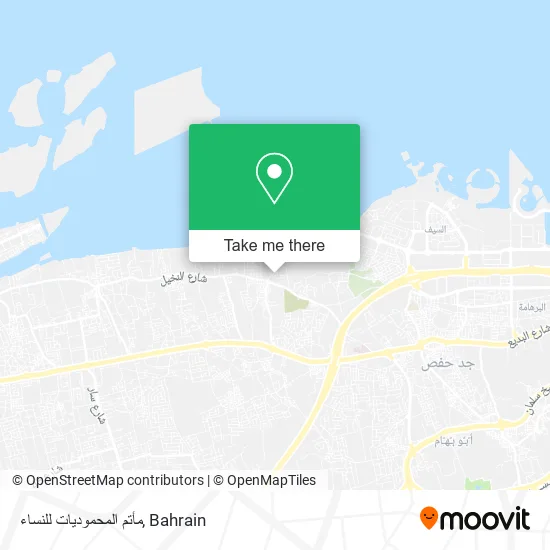 مأتم المحموديات للنساء map
