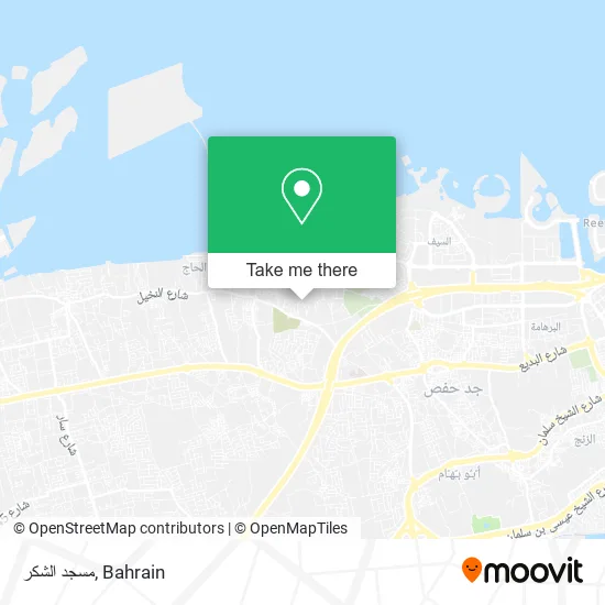 مسجد الشكر map