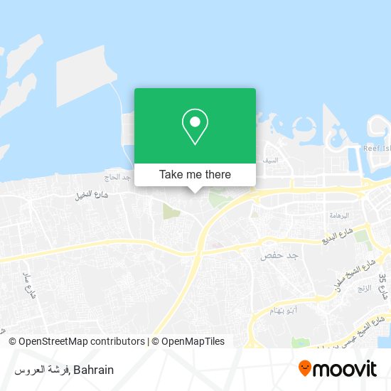 فرشة العروس map