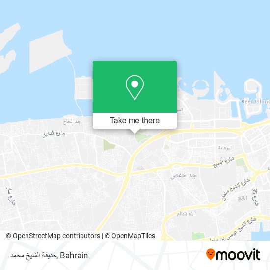 حديقة الشيخ محمد map