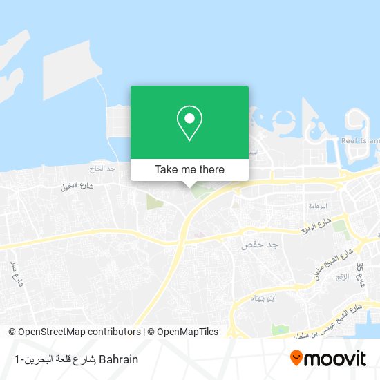 شارع قلعة البحرين-1 map