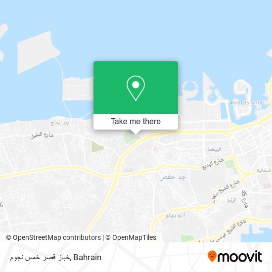 خباز قصر خمس نجوم map