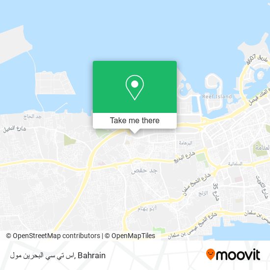 اس تي سي البحرين مول map