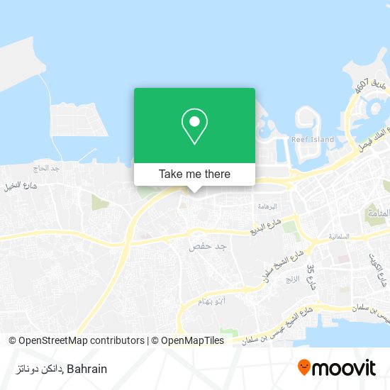 دانكن دوناتز map