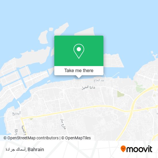 أسماك جرادة map