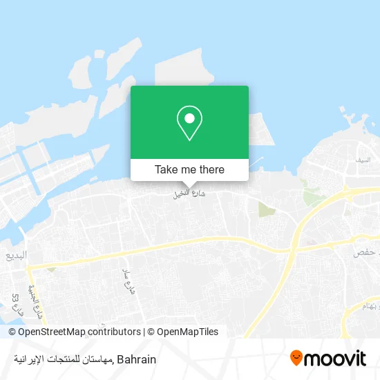 مهاستان للمنتجات الإيرانية map