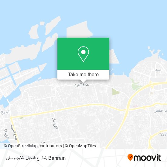 شارع النخيل-4/جنوسان map
