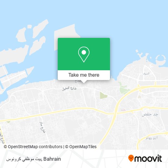 بيت موظفي كرونوس map
