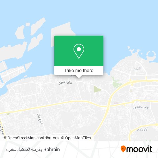 مدرسة المستقبل للخيول map