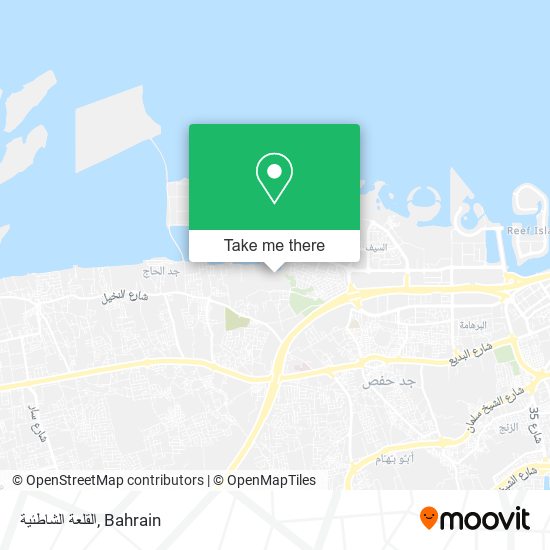 القلعة الشاطئية map