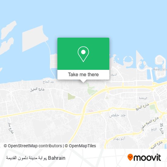 بوابة مدينة دلمون القديمة map