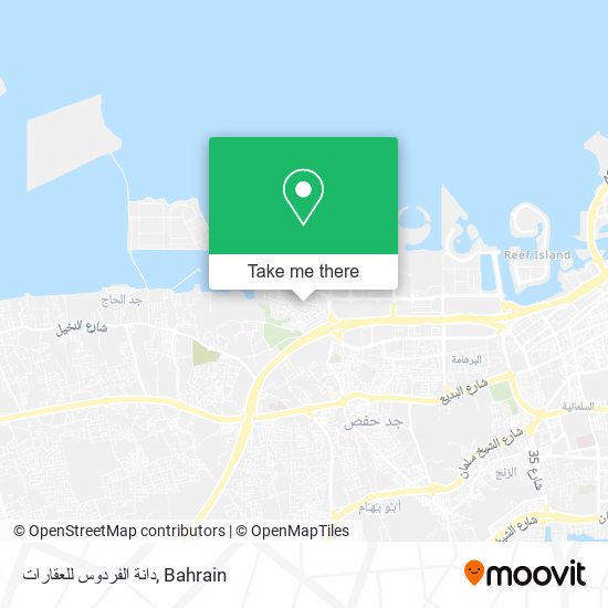 دانة الفردوس للعقارات map