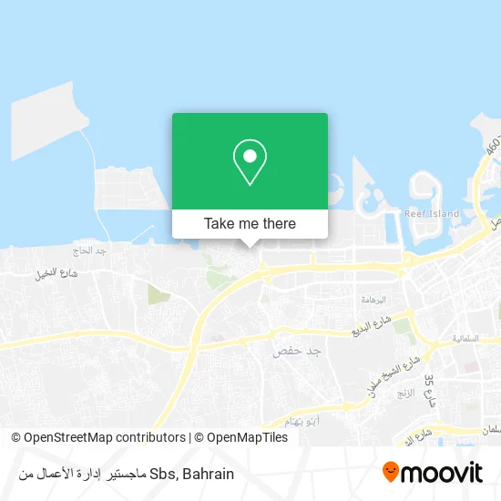 ماجستير إدارة الأعمال من Sbs map