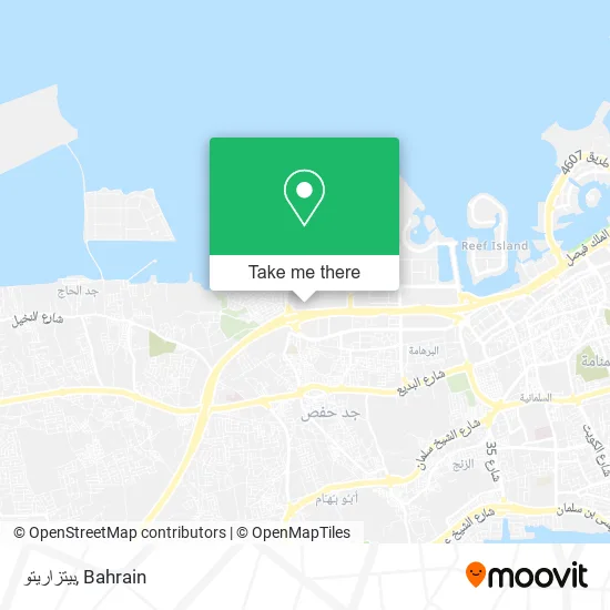 بيتزاريتو map