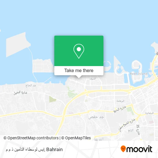 ايس لوسطاء التأمين ذ م م map