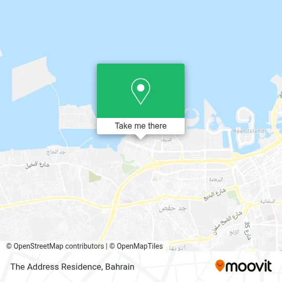 The Address Residence map