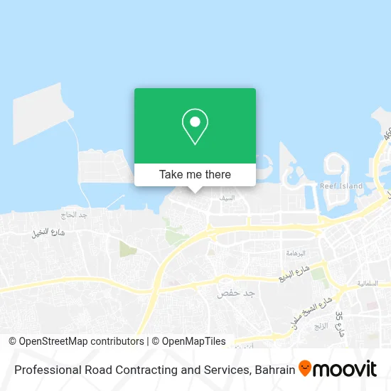 Professional Road Contracting and Services map