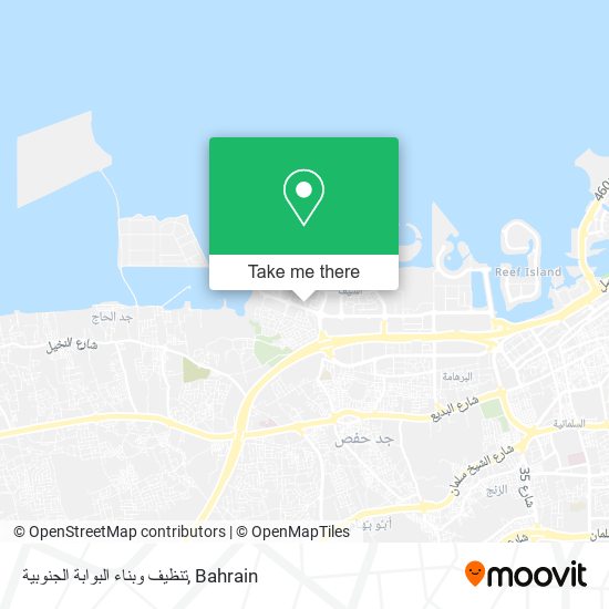 تنظيف وبناء البوابة الجنوبية map