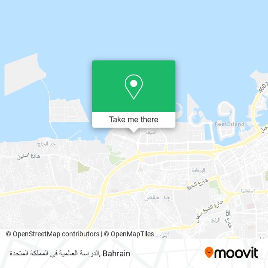 الدراسة العالمية في المملكة المتحدة map