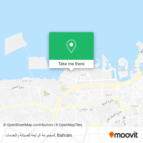 المجموعة الرابعة للصيانة والخدمات map
