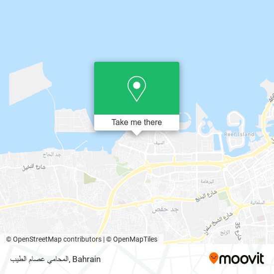 المحامي عصام الطيب map
