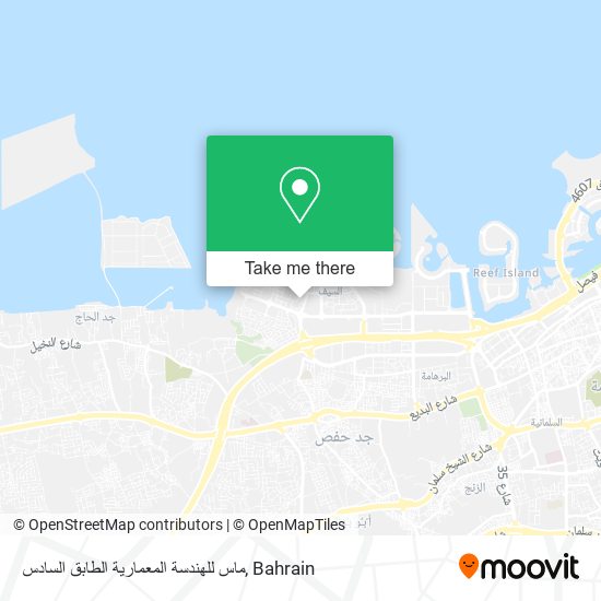 ماس للهندسة المعمارية الطابق السادس map