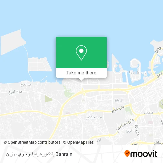 الدكتورة رانيا بوجاري بهارين map