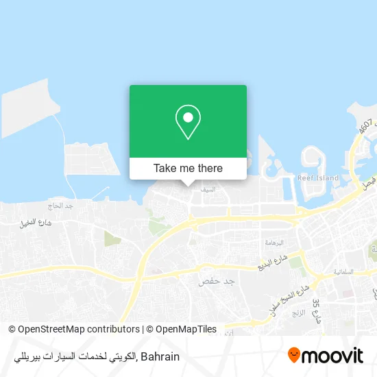 الكويتي لخدمات السيارات بيريللي map