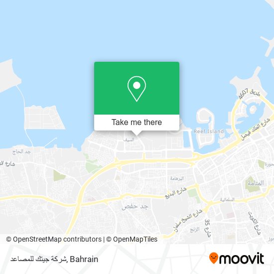 شركة جيتك للمصاعد map
