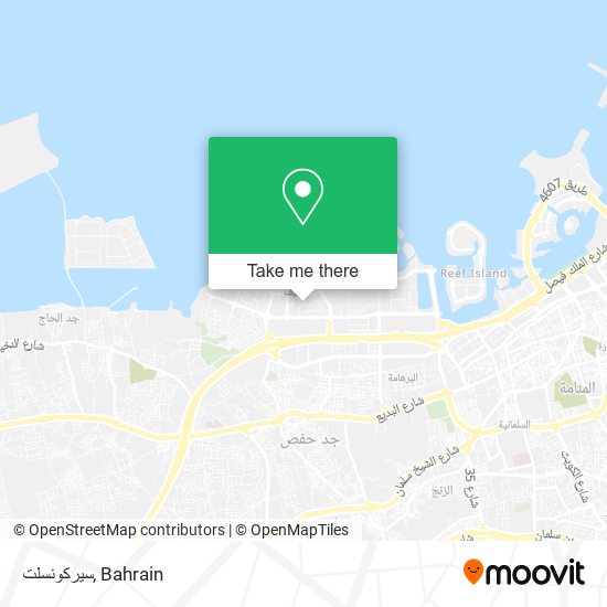 سيركونسلت map