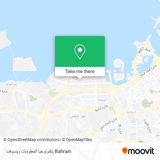 تكنولوجيا المعلومات وينسوفت map