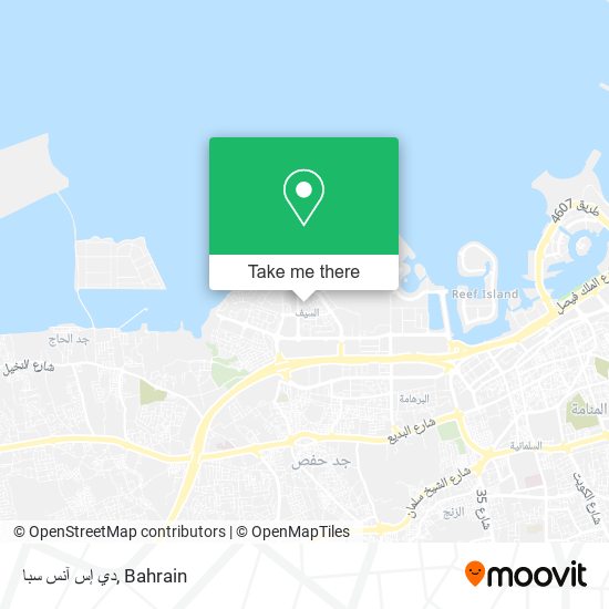 دي إس آنس سبا map