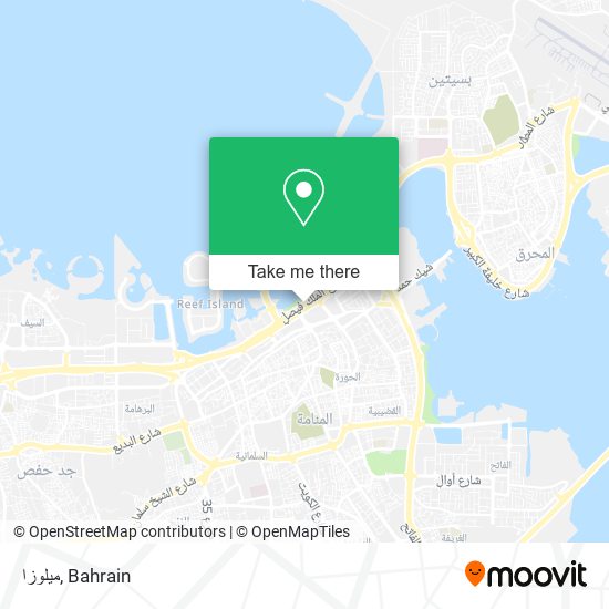 ميلوزا map