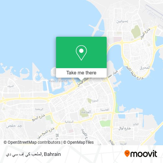 الملعب كي إف سي دي map