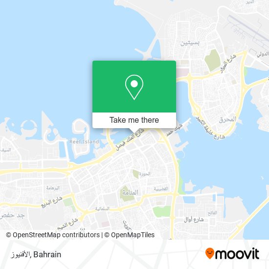 الأفنيوز map