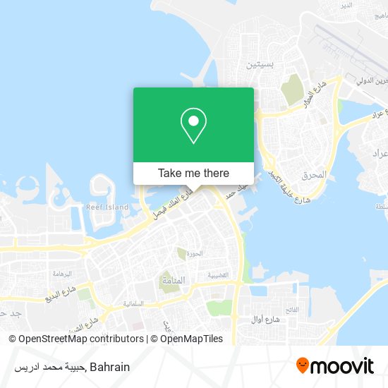حبيبة محمد ادريس map