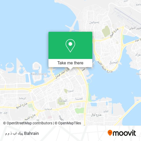 بيك اب ذ م م map