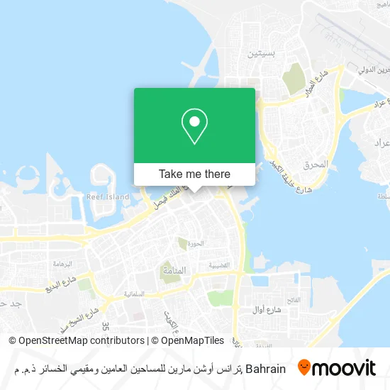 ترانس أوشن مارين للمساحين العامين ومقيمي الخسائر ذ.م. م map