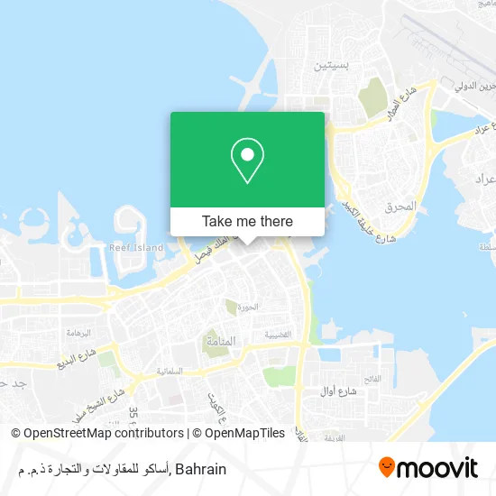 أساكو للمقاولات والتجارة ذ.م. م map