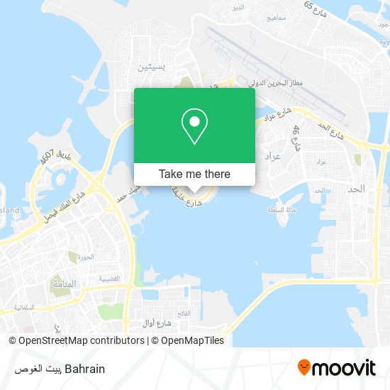 بيت الغوص map
