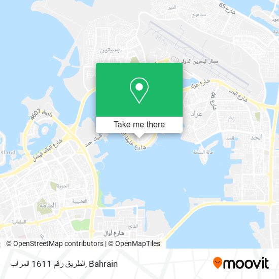 الطريق رقم 1611 المرآب map