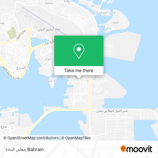 مجلس السادة map