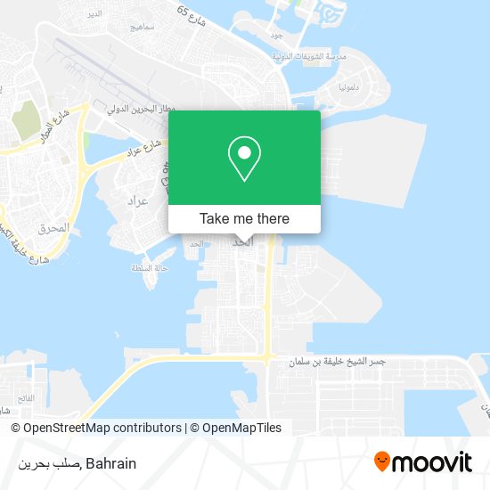 صلب بحرين map
