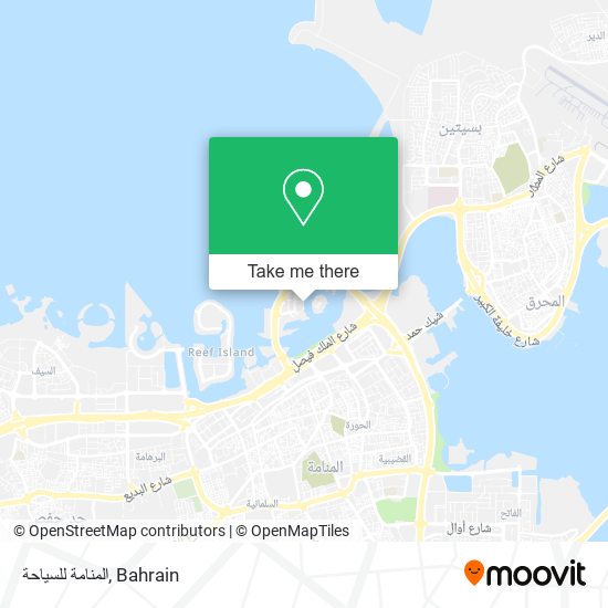 المنامة للسياحة map