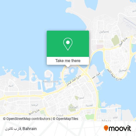قارب كانون map