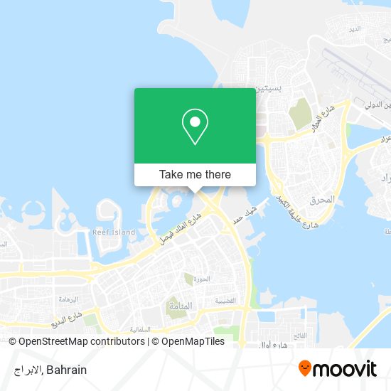 الابراج map